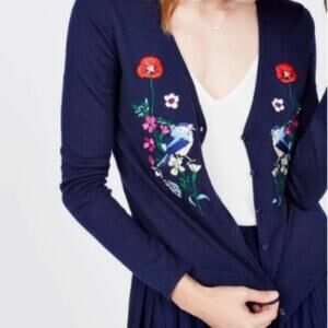 Yumi Embroidered Cardigan Athropologie